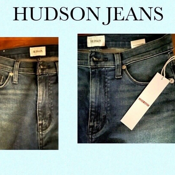 HUDSON HIGH RISE "BLAIR" SUPER SKINNY JEAN~"JANE" WASH STRETCH DENIM~SIZE 26/4 - Picture 5 of 7